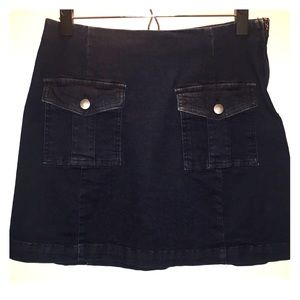 Mini skirt stretch denim